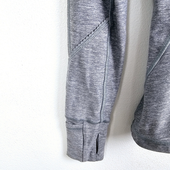 Lululemon Heather Gray 1/2 Zip Pullover - Picture 6 of 9